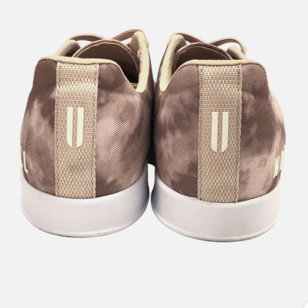 NOBULL Tie Dye Canvas Trainers Dusty Rose Pink Women’s size 6.5 - Picture 3 of 8